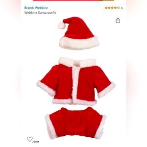 Webkinz Santa Suit